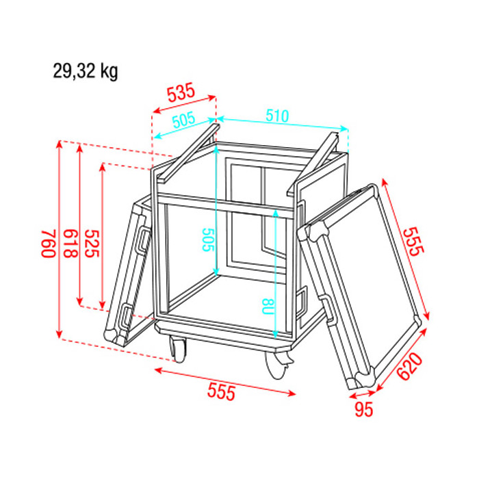 DAP Audio Kombi Case  8HE